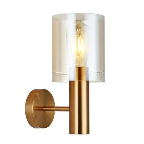 Lampa ścienna SARDO, WL-5581-1A-BRO+AMB - ITALUX