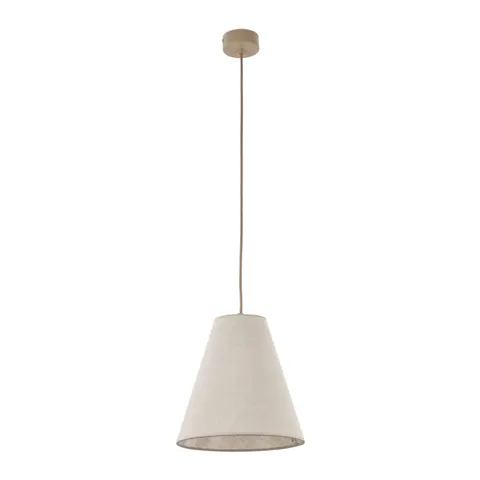 Lampa sufitowa wisząca CONEA beżowa