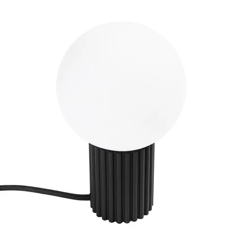 Lampa biurkowa HALO czarna – Nowoczesna lampka stołowa LED do biura i sypialni