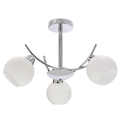 Lampa sufitowa wisząca AMOS srebrna