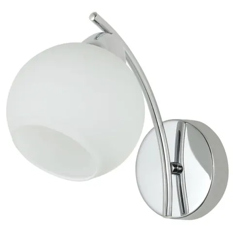 Kinkiet, lampa ścienna AMOS srebrna