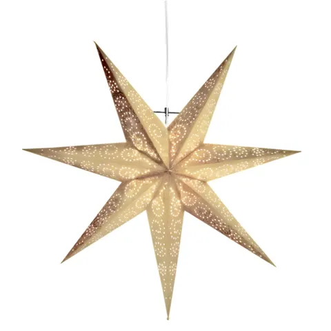 Gwiazda wisząca ANTIQUE 60cm złota