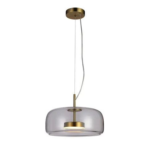 Lampa sufitowa CASTE 10W LED złota 850Lm 3000K Italux PND-17760B-BRSS-CL