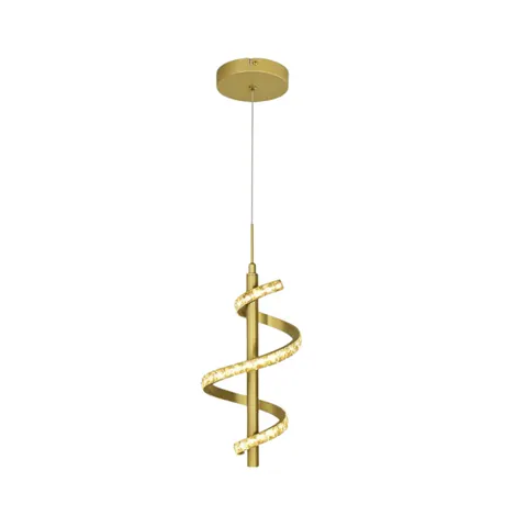 Lampa wisząca złota ledowa CLARET 1