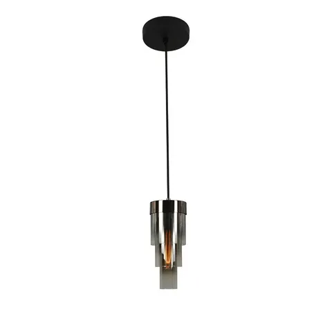 Lampa wisząca GRANS czarny chrom