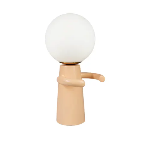 Lampa stołowa jasno różowa PAUL