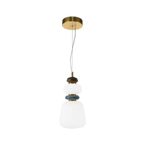 Lampa sufitowa EVANS 12W LED 1500Lm 3000K białe kule ceramika Italux PND-94981V-3C-GD