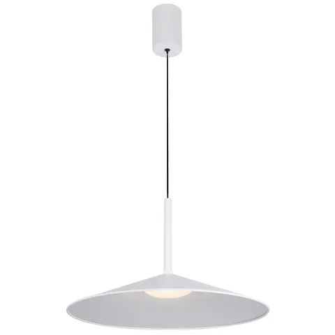 Lampa sufitowa wisząca SARDENA L LED biała
