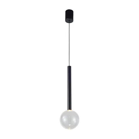 Lampa sufitowa ALINOS 6W LED 200Lm czarna 3000K Italux PND-24019-1A-BK