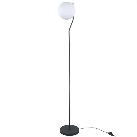 Lampa podłogowa CARIMI 1xE27 czarna 152cm Kula Ball Italux FL-3300-1-BK