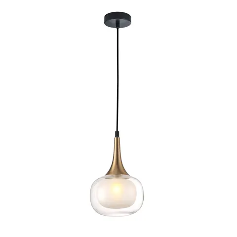 Lampa sufitowa KONILA 1xG9 mosiądz Italux PND-99709-1-BRO-CL