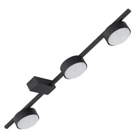 Czarna techniczna lampa sufitowa Nowodvorski 8263 Pills III 3xGX53 59cm