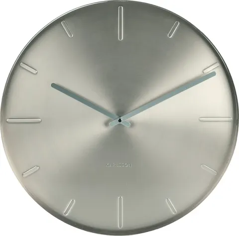 Zegar ścienny BELT satin nickel