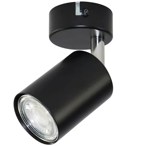 Lampa ścienna kinkiet GAVIA metalowa czarna