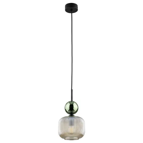 Lampa wisząca SOPHIA zielony, koniak 11144