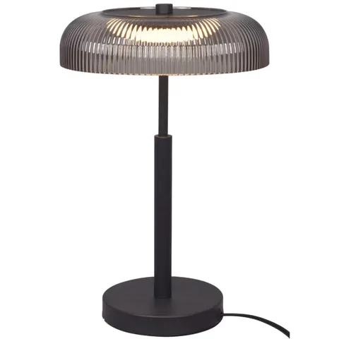 Lampa stołowa SOLVIA czarna szara