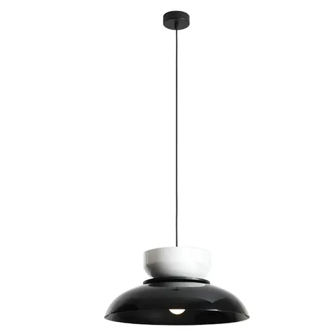Lampa sufitowa, wisząca ALDO czarna, biała