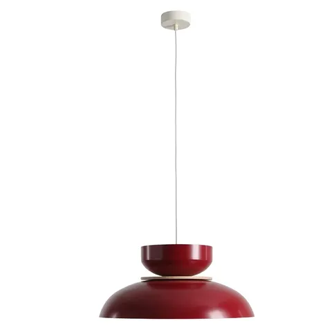 Lampa sufitowa wisząca nad stół ALDO bordowa
