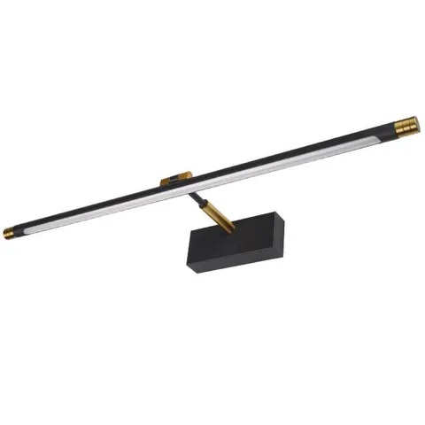 Kinkiet LED GEMINO czarny 46 cm