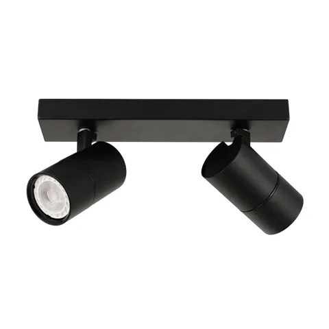 Spot LACONI 2xGU10 czarny tuba reflektor Italux SPL-2813-2B-BL