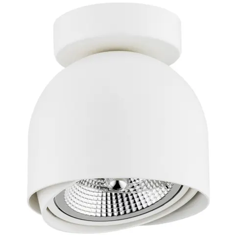 Lampa sufitowa punktowa spot Argon 4710 BZ Garland ES111 14x14cm biały bez żarówek