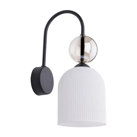 Kinkiet, lampa ścienna SOPHIA COGNAC biały