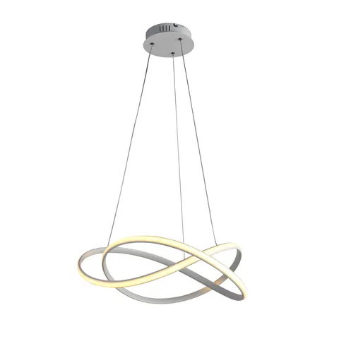 Lampa sufitowa RUMIO 40W LED CCT biała do salonu Italux PND-23917-WH