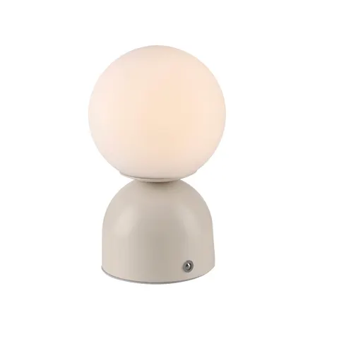 Lampa stołowa RUDI beżowa