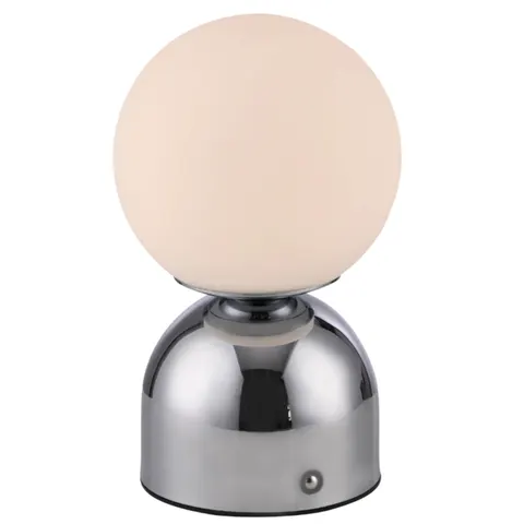 Lampa stołowa RUDI srebrna