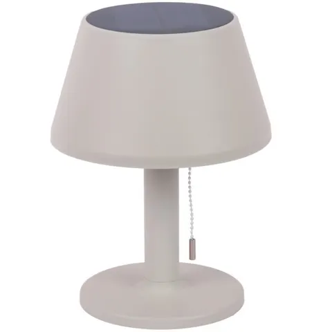 Lampka stołowa LED ESFERA szara
