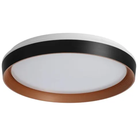 Lampa sufitowa plafon LED XIERA czarny złoty