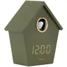 Zegar stołowy cyfrowy alarm z ptaszkiem RIQUEZA CUCKOO LED zielony
