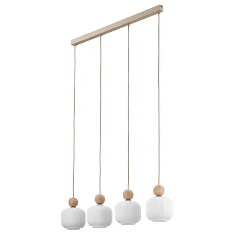 Lampa sufitowa, wisząca BALLO 4 beżowa