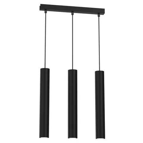 Lampa wisząca HUDSON MLP8792 Milagro 3xGU10 8W Metal + Plastik Czarny