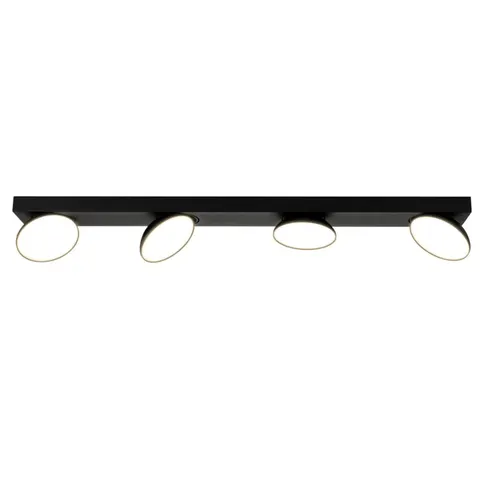 Lampa sufitowa, listwa CASTELIO 4 czarna