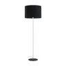 Stylowa lampa podłogowa z czarnym abażurem UMBERTO E27 - 16029