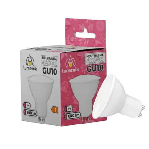 ŻARÓWKA GU10 LED SMD 7W 4000K LUMENIK
