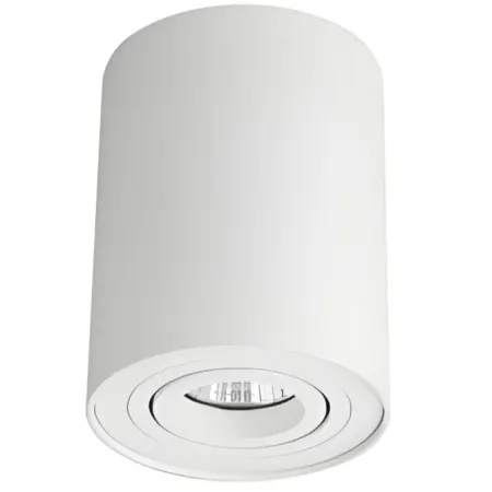 Lampa sufitowa spot DUKE biały okragły