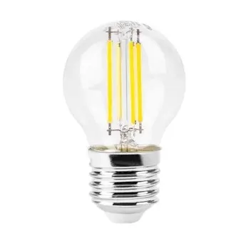 Żarówka E27 ledowa filament WW 4000K 6W G45