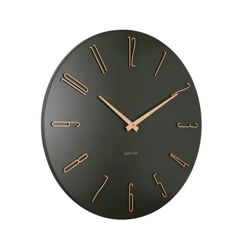 Zegar ścienny ESMERADO 60cm zielony
