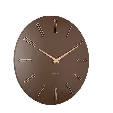 Zegar ścienny ESMERADO 60cm mokka