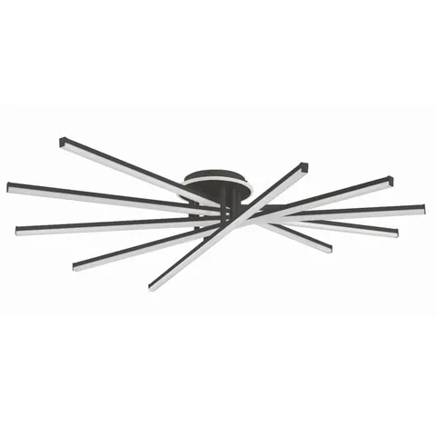 Lampa sufitowa ledowa LUNARA czarna