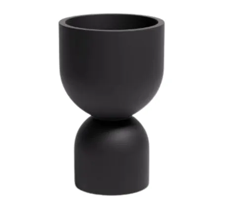 Donica do ogrodu KIELICH 65 cm czarna