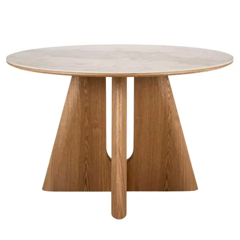 Stół okrągły ceramiczny ALZANO 120 cm do salonu