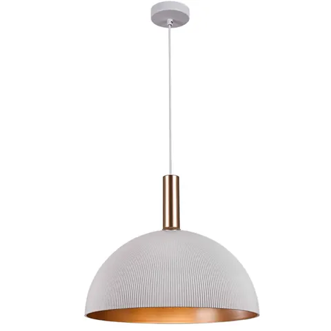 Lampa wisząca LANTA z białym kloszem