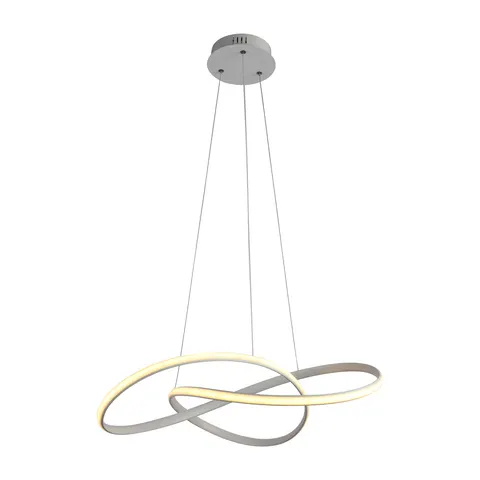 Lampa sufitowa CONSA biała 40W LED wisząca CCT zmiany barwy światła Italux PND-19221C-WH