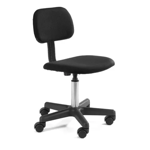 Fotel dziecięcy FD-1 materiałowy - Czarny