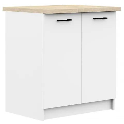 Szafka OLIWIA S80 2D BIAŁA + BLAT