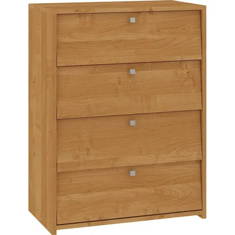 Szafka na buty 4 uchylne drzwiczki 60 cm - olcha