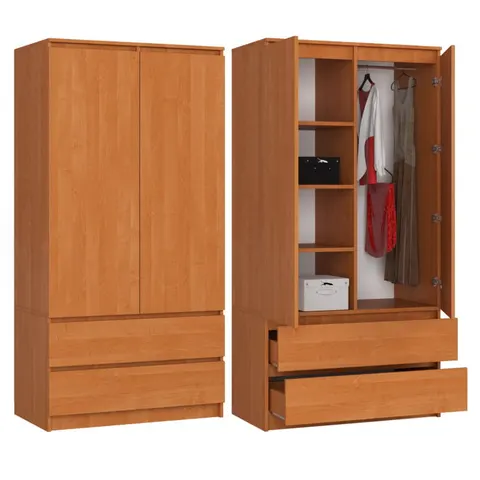 SZAFA S 90cm 2 DRZWI 2 SZUFLADY OLCHA
